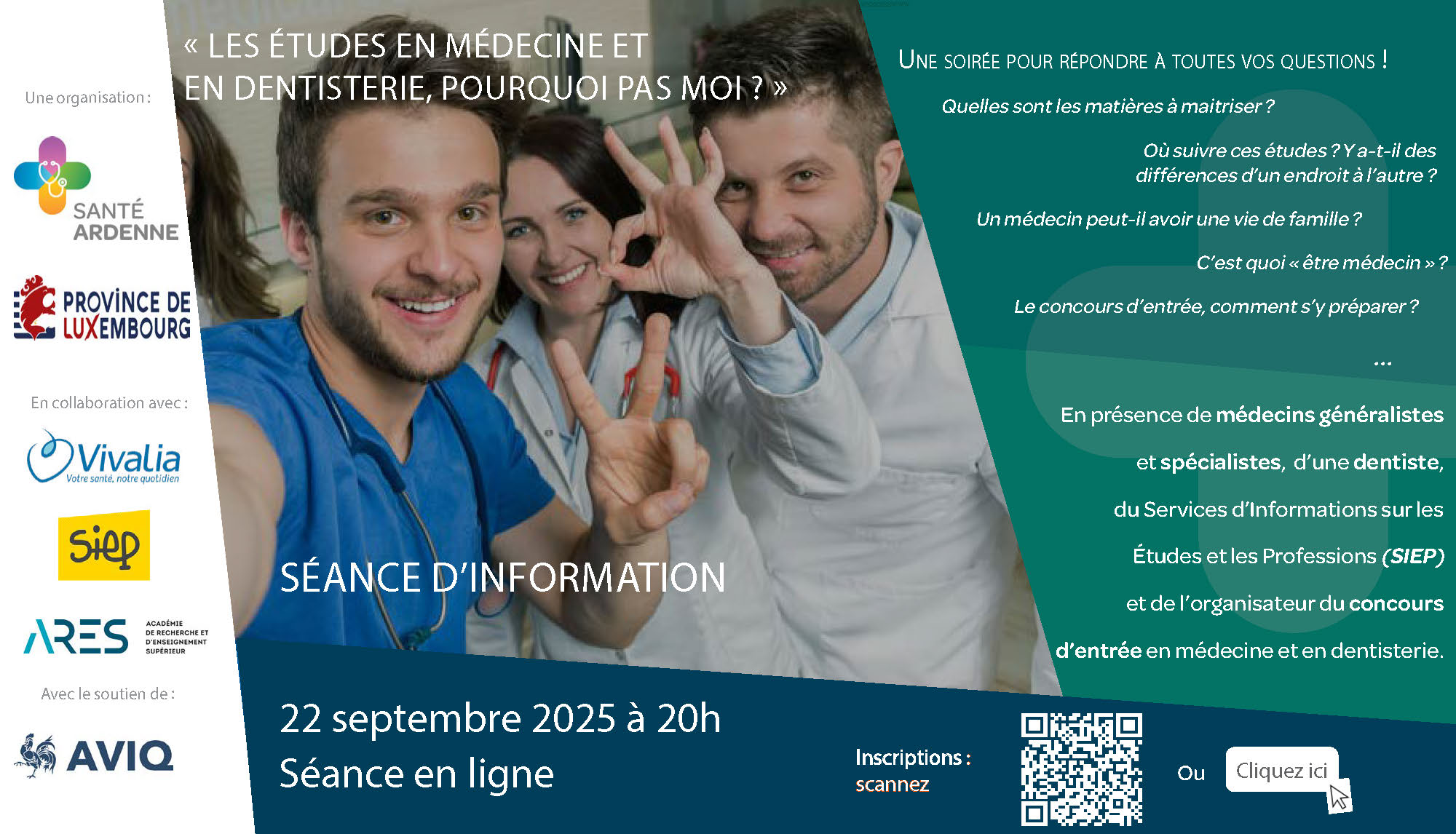 Séance d'information étudiants du secondaire